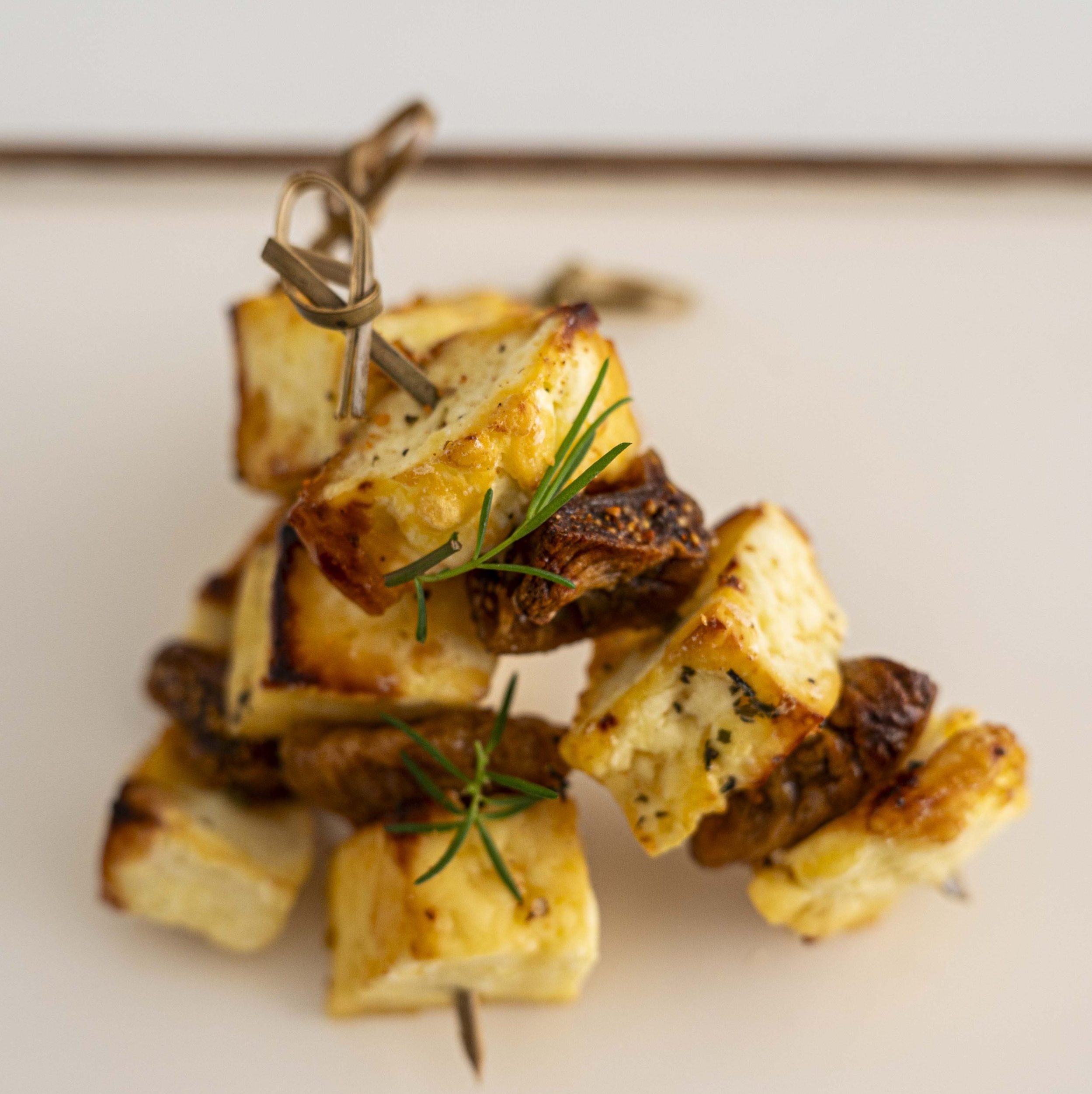 Haloumi n Fig Skewers